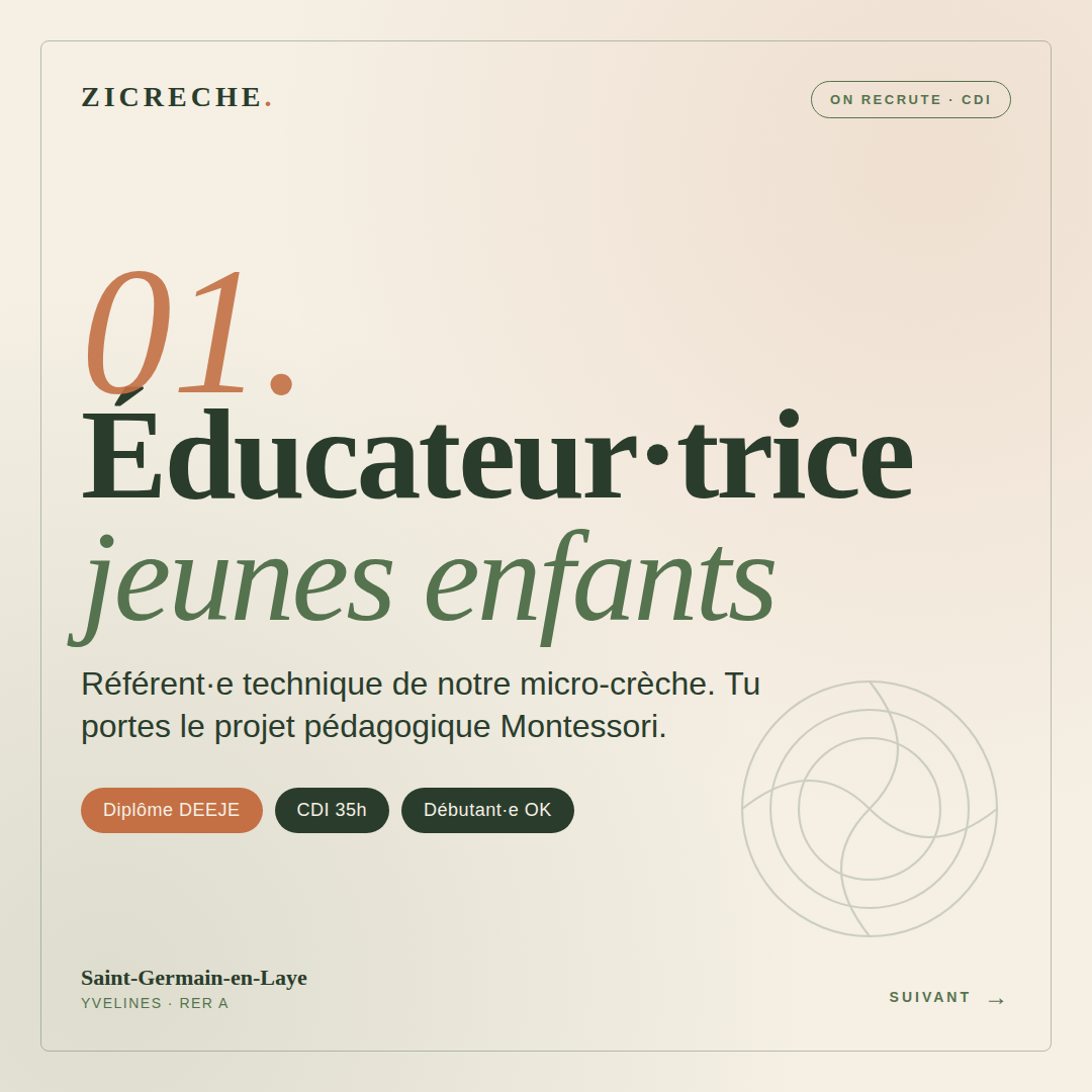EJE — Éducateur·trice de Jeunes Enfants