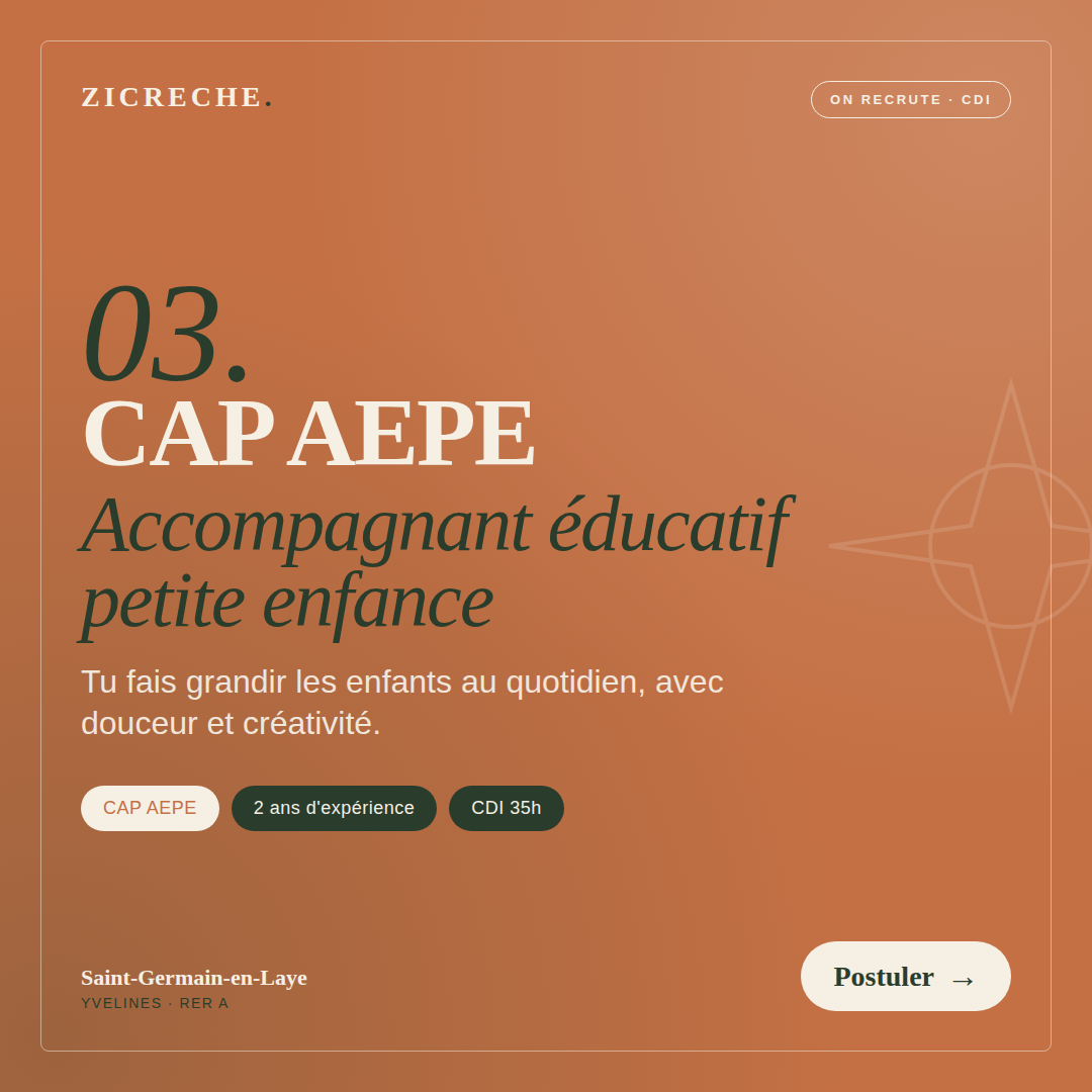 CAP AEPE · Petite enfance